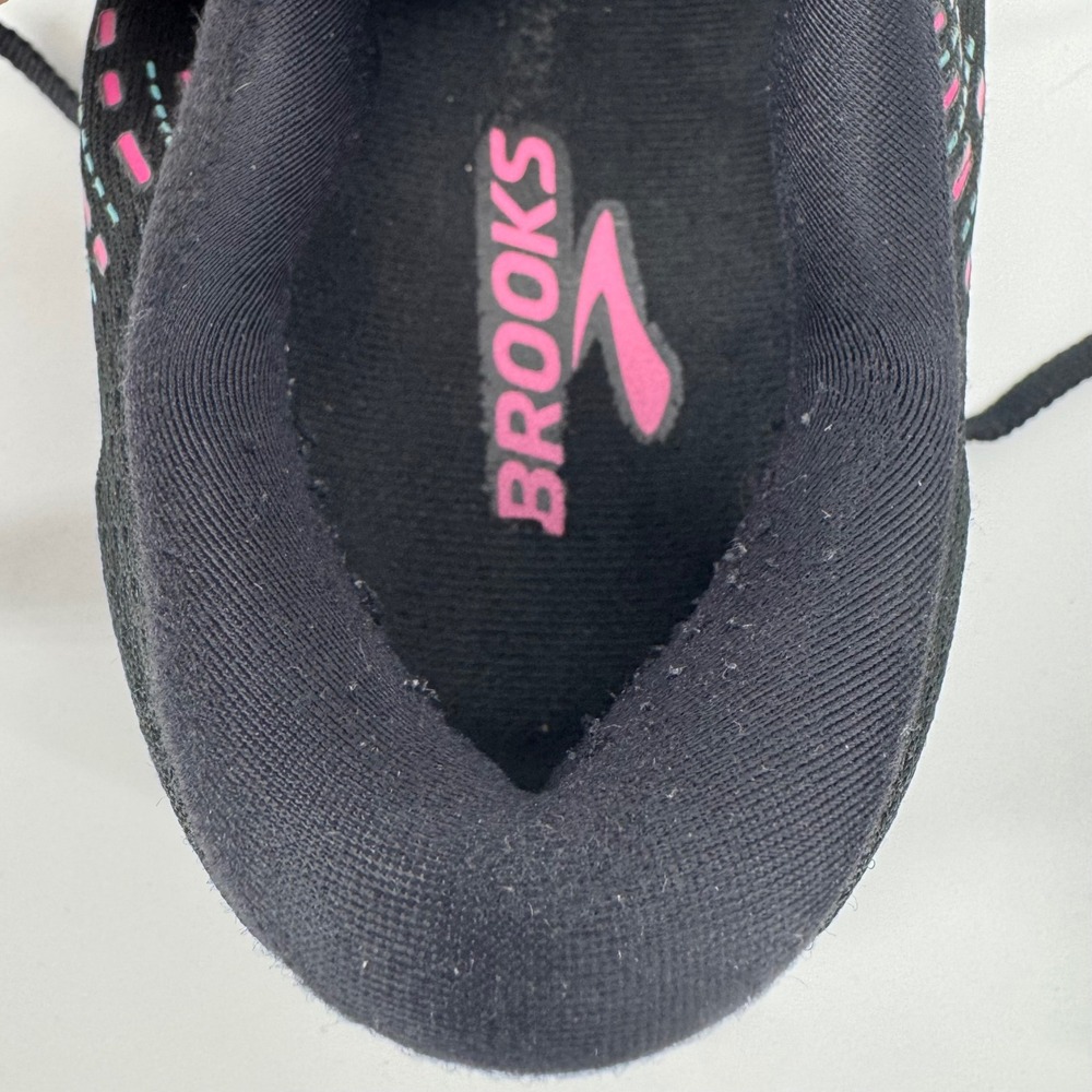 Brooks Glycerin 20 Running Shoes Womens Size 9 Black Pink Teal Athletic Sneaker - Picture 11 of 16